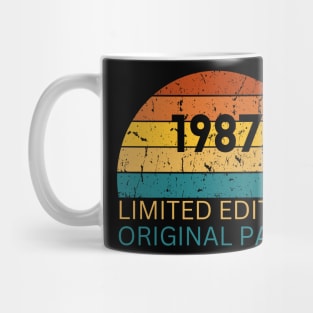 1987 Birthday Retro Vintage Mug